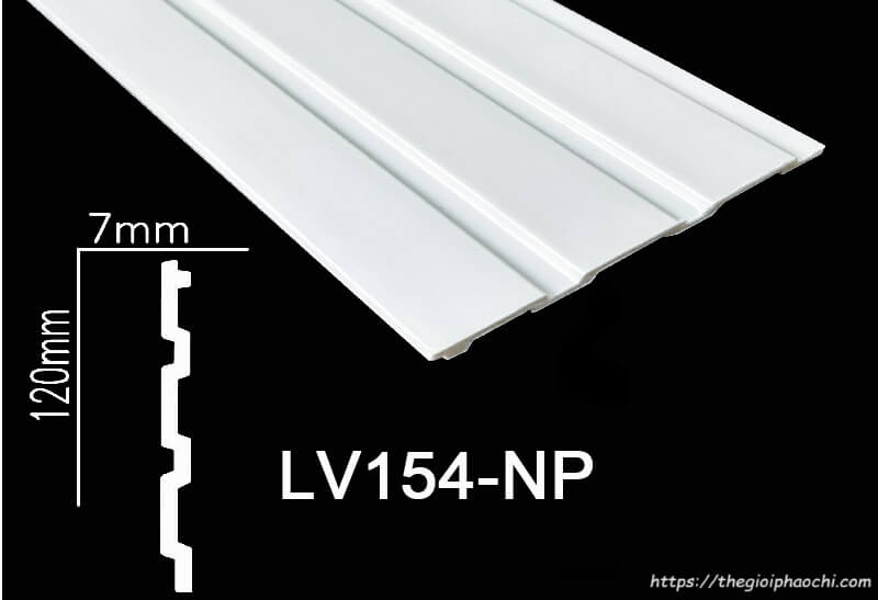 Tấm Ốp Tường Nhựa PS Hàn Quốc Sóng Vuông LV-154